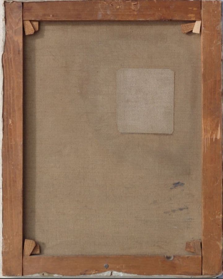 引取限定　アンティーク美人油絵　NO3