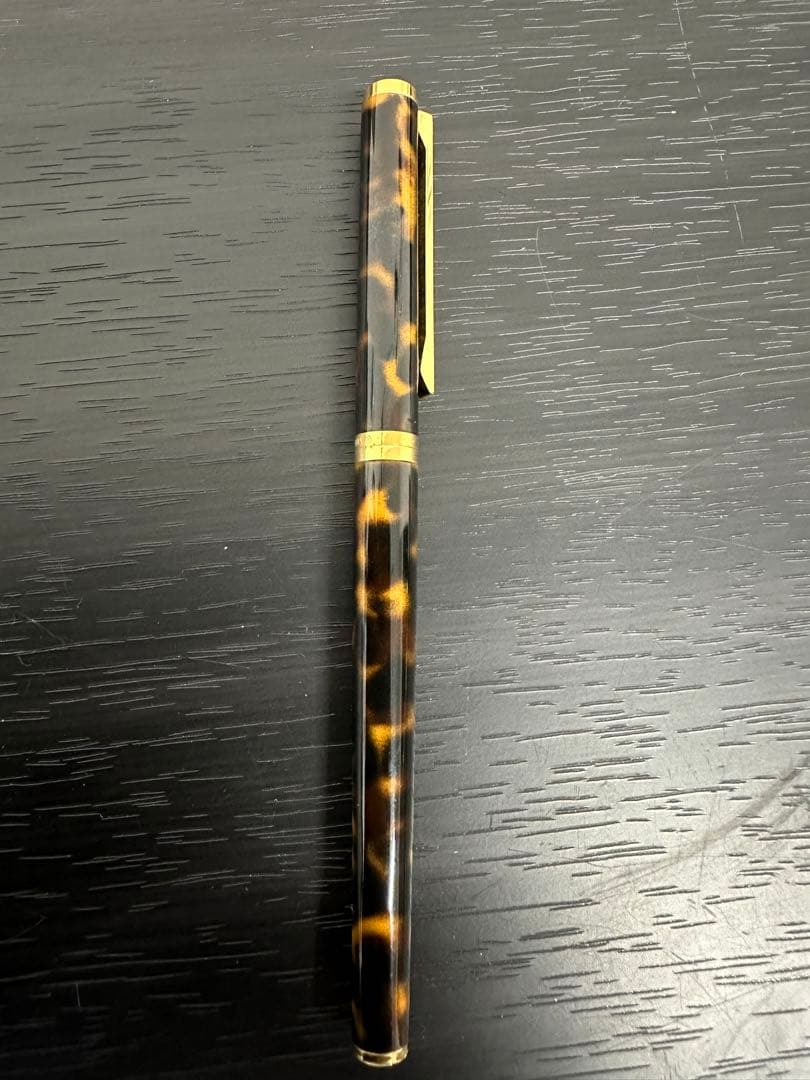 ★高級筆記具★ダンヒル dunhill 万年筆 14Kペン先 ベッコウ柄