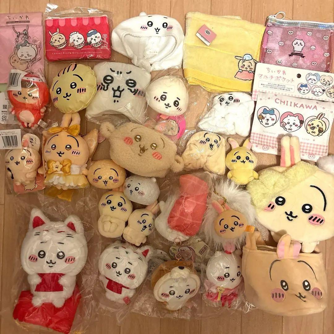 ちいかわ うさぎ 130点以上マスコット ぬい シール ポーチ ガチャまとめ売り