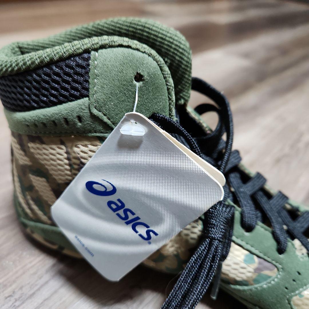asics ボクシングシューズ カモフラージュ