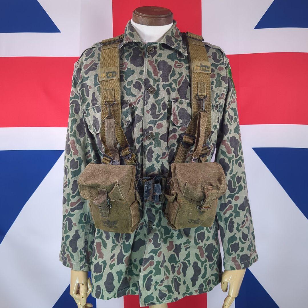 韓国軍フロッグスキン迷彩上下1960年代＆装備一式
