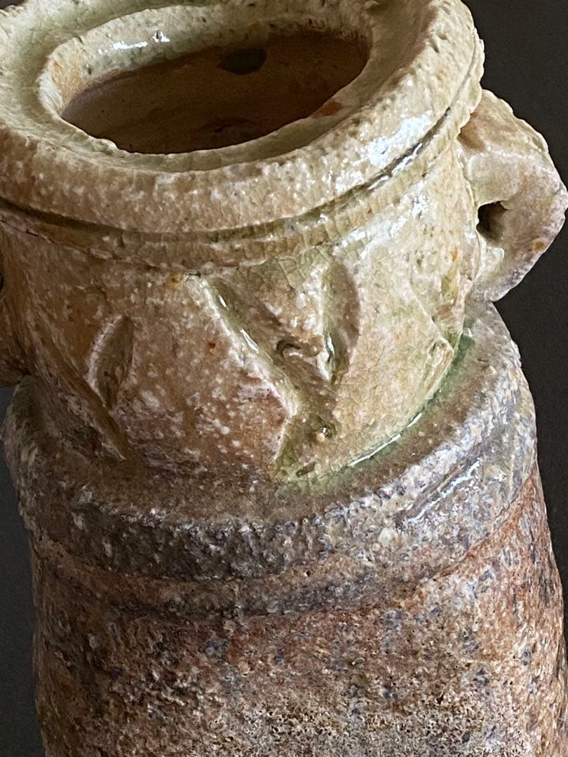 信楽焼　花瓶　花器　花入　井村侊生　　#3404