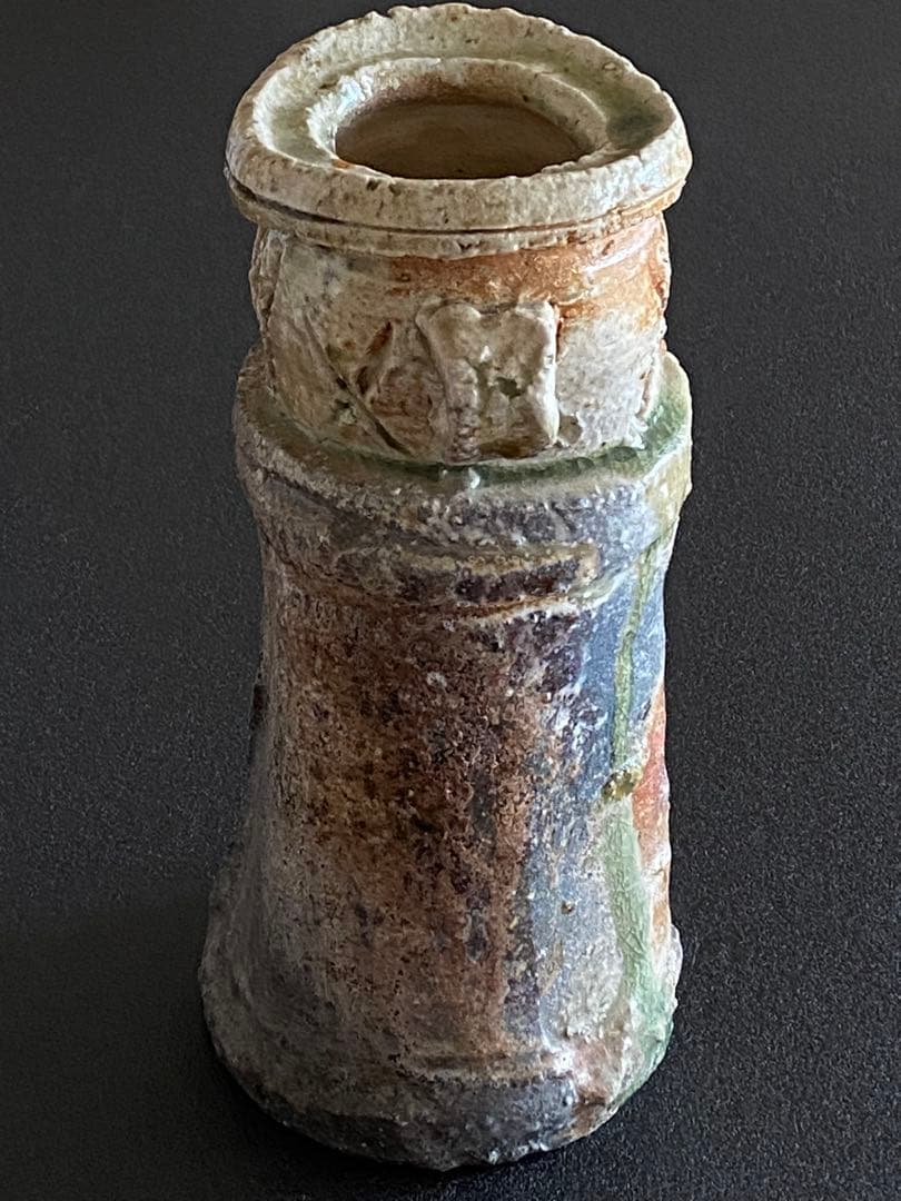 信楽焼　花瓶　花器　花入　井村侊生　　#3404