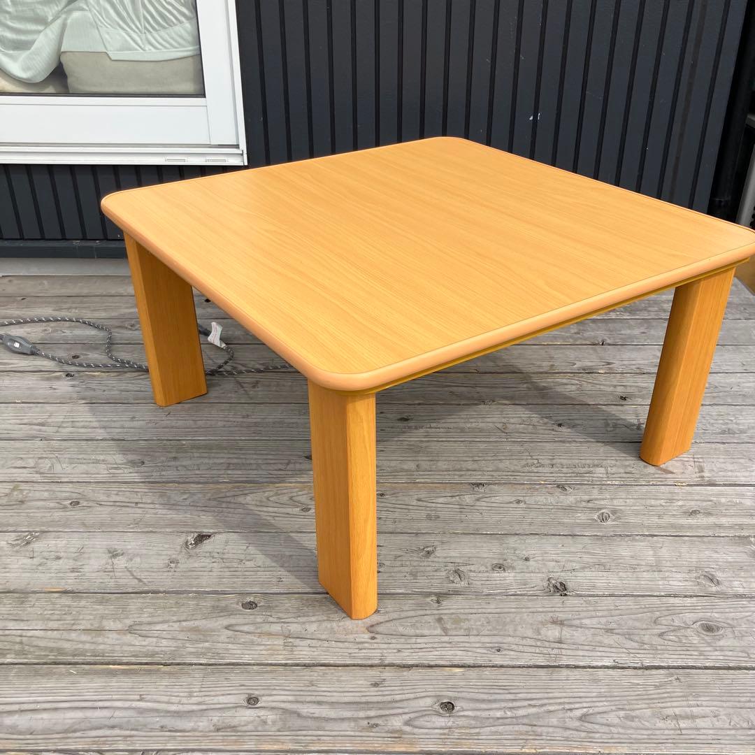 レトロ ニッセン 木製コタツテーブル 折り畳み式 センターテーブル リバーシブル