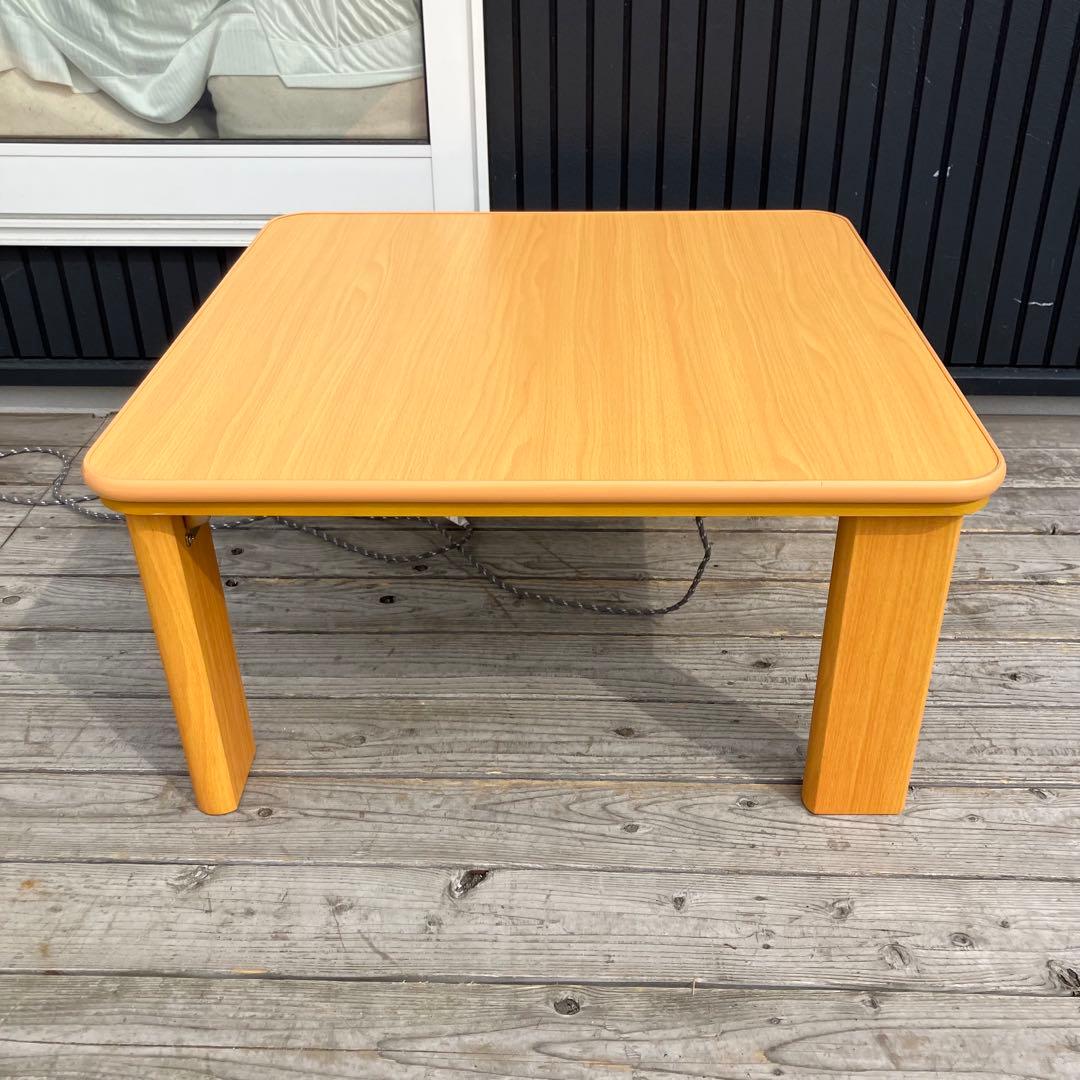 レトロ ニッセン 木製コタツテーブル 折り畳み式 センターテーブル リバーシブル