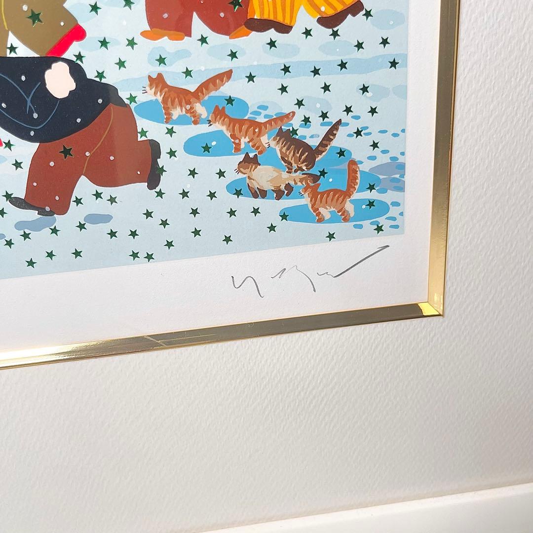 【2/40】ヒロヤマガタ『スノーウェディング』HC版 額装　シルクスクリーン