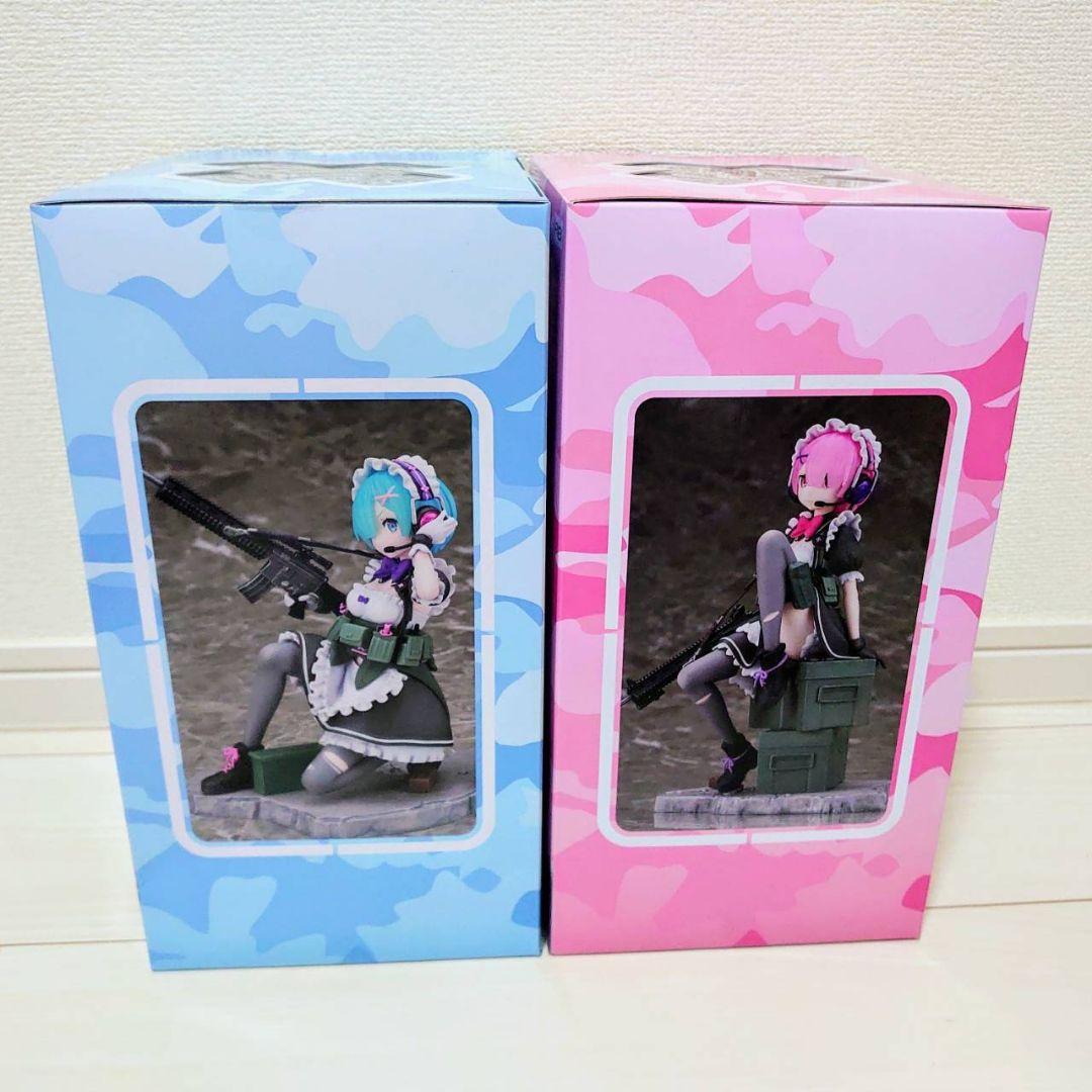 Re:ゼロから始める異世界生活 リゼロ フィギュア レム ラム ミリタリー