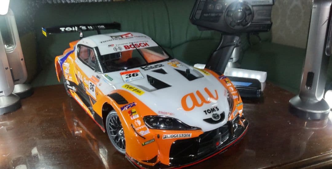 タミヤ AUスープラ 1/10 ボディ tt-02 tt-01　スーパーgt