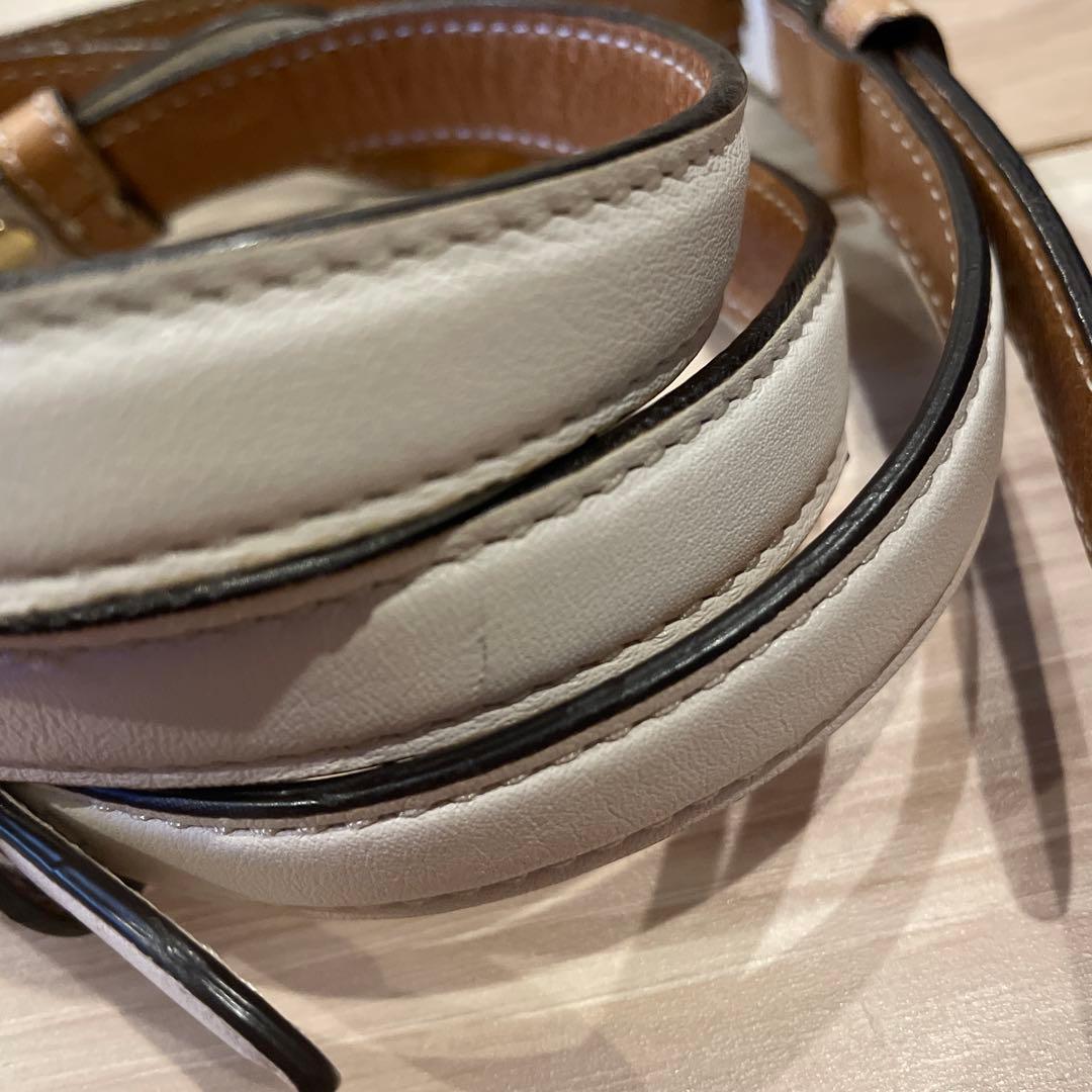 まいママ　COACH ネイビー ショルダーバッグ