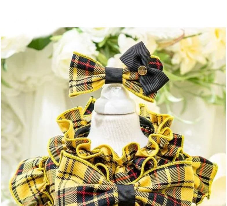 新作　ルルドール　ワンピース　バレッタ付