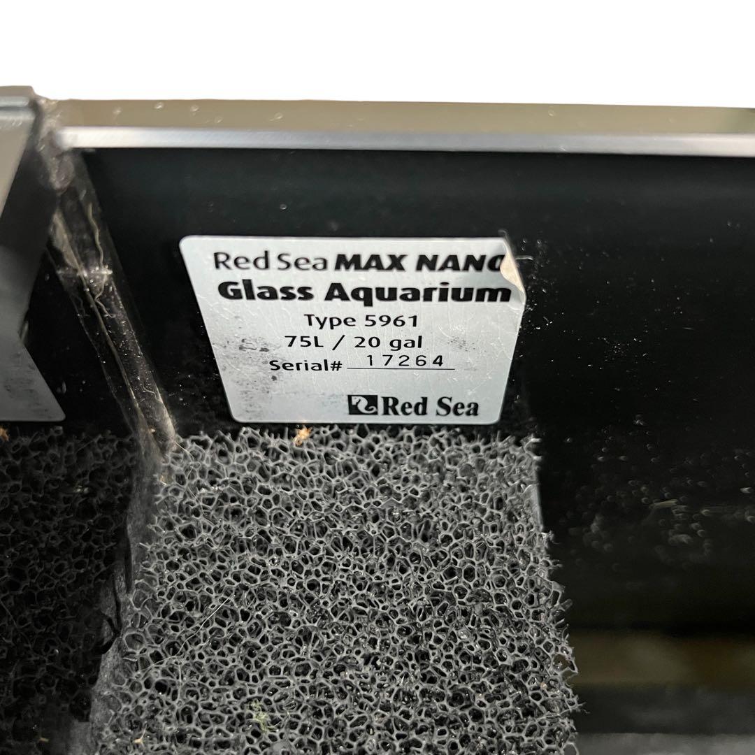 【高級・在庫残り１点】 Red Sea MAX NANO 75L 背面ろ過水槽