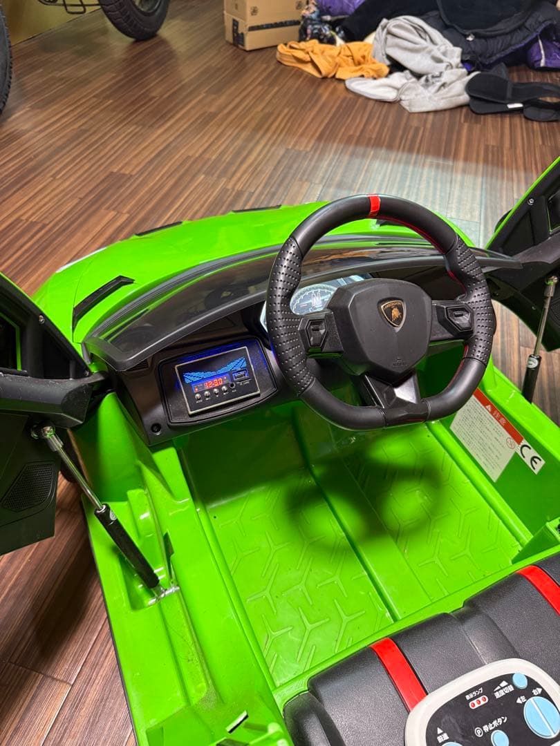 子供用 電動 カート ミニカー ランボルギーニ アベンタドール SVJ 乗用