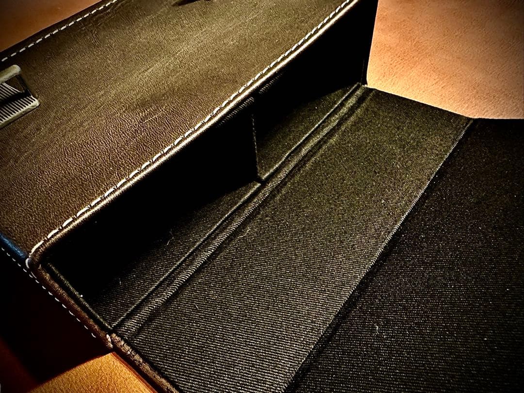 月末SALE!Pvt.Workshop極 本革デッキケース　ダークブラウン