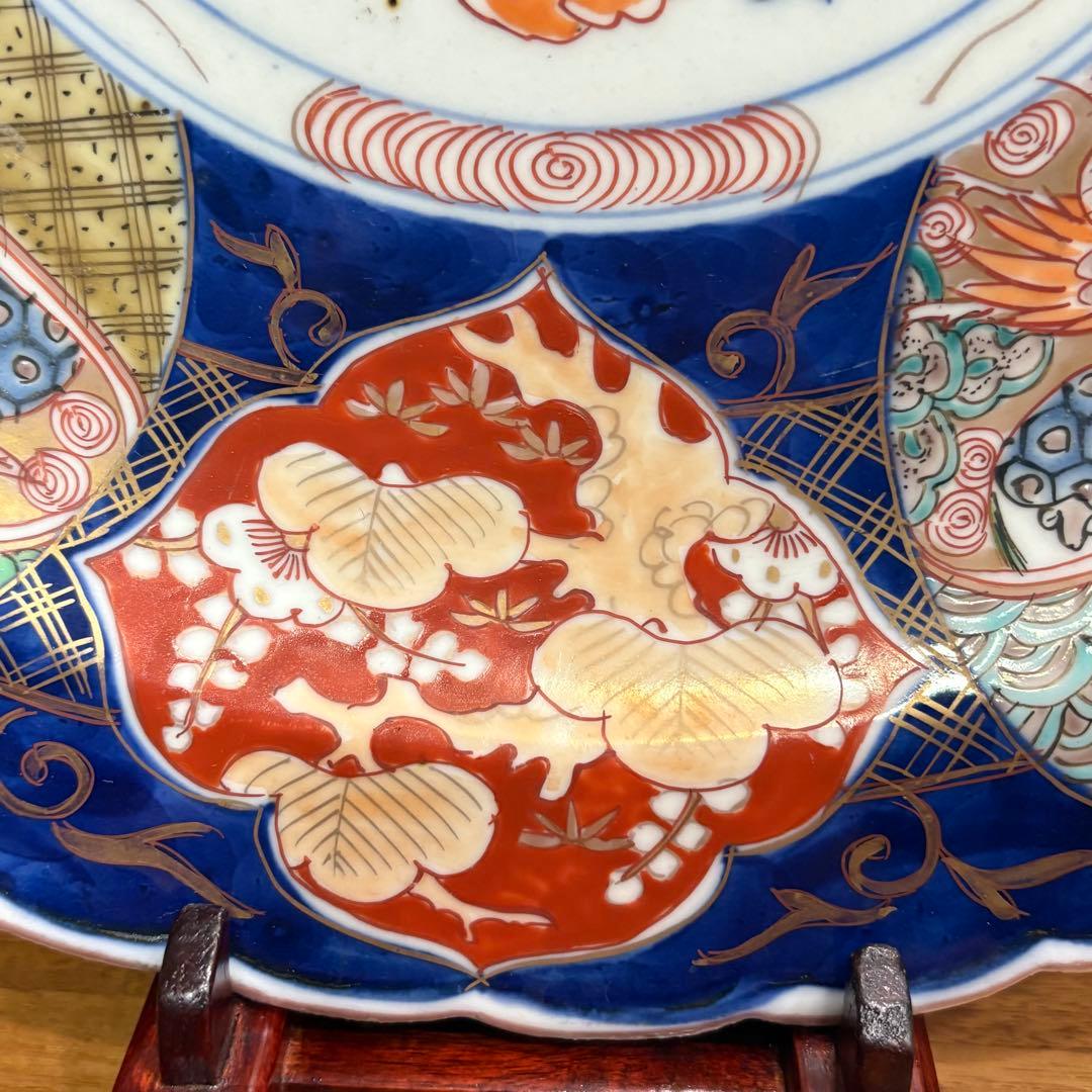 江戸時代◎古伊万里 赤絵　大皿　正月　御節　おもてなし