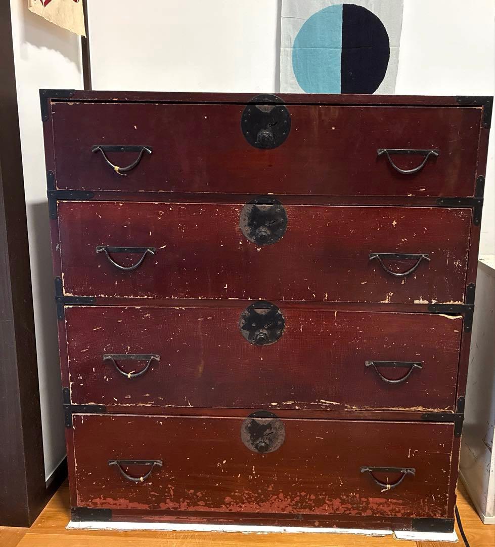 和ダンス　明治時代 和家具 アンティーク レトロ 時代箪笥 和箪笥
