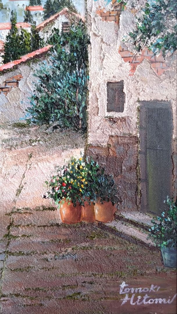 人見友紀　伝説の逃亡画家　油彩　油絵