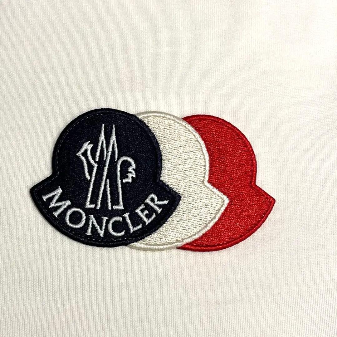も*ん様 【MONCLER・定番】ワッペン Tシャツ ホワイト 正規品 サイズX