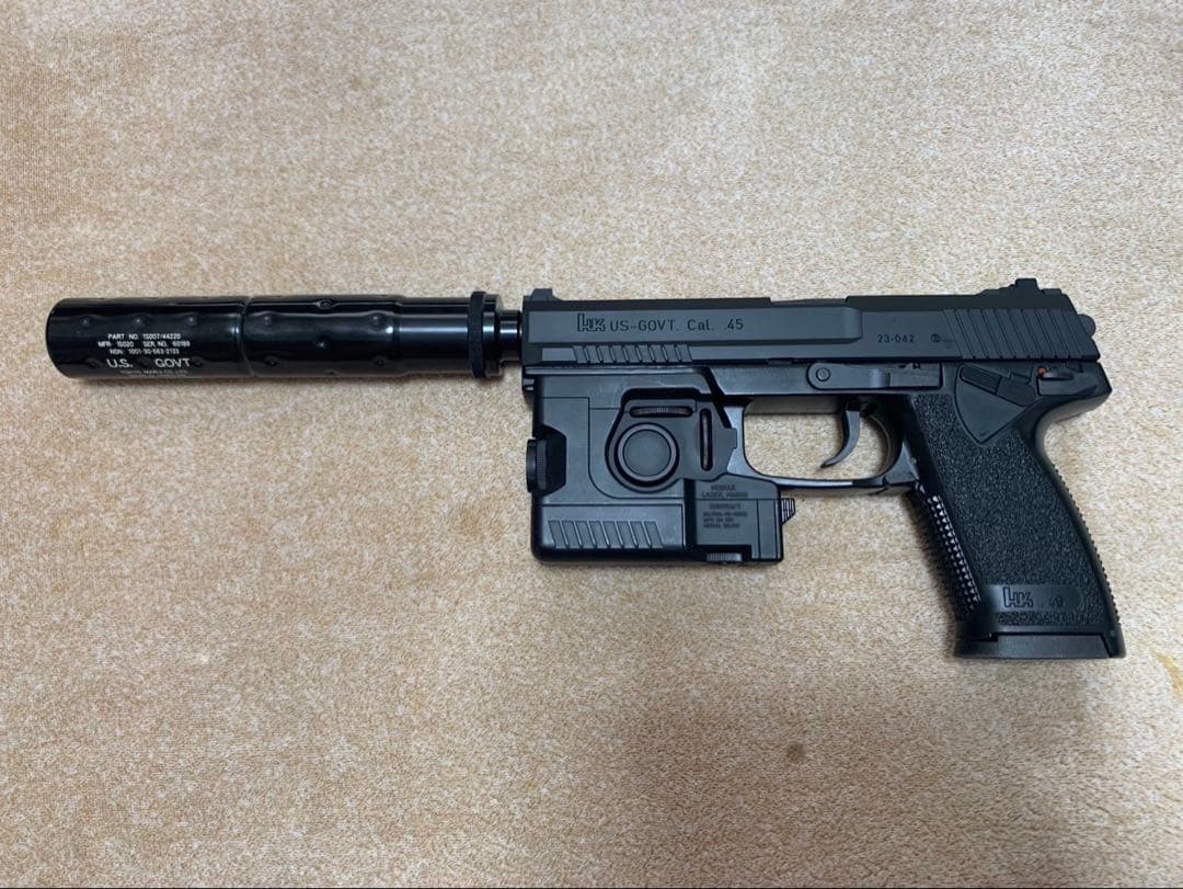 SOCOM mk23固定ガスガン フルセット