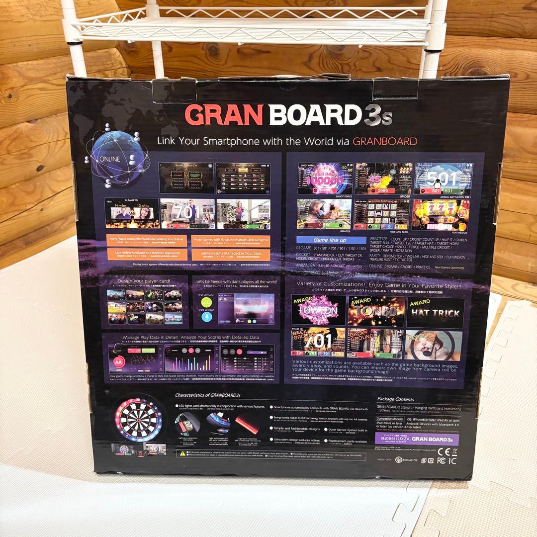 【美品】GRAN BOARD 3s グランボード スタンドセット ホワイト