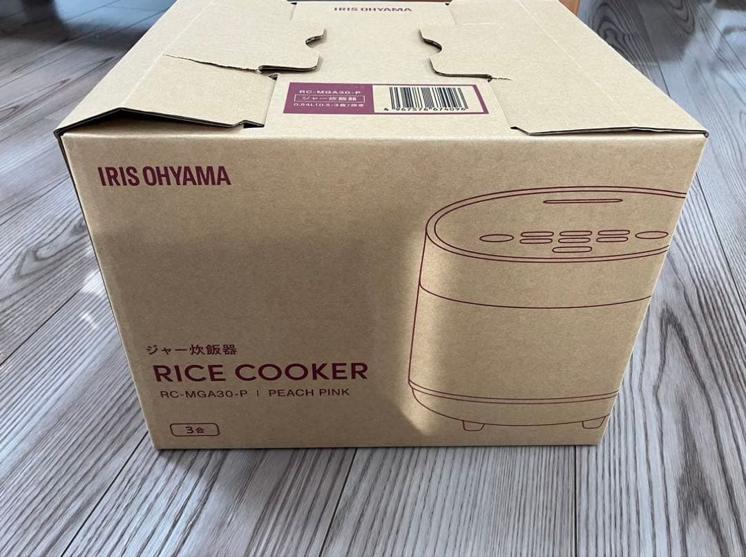 アイリスオーヤマ　炊飯器　RC-MGA30-P ピーチピンク　低温調理　自動調理