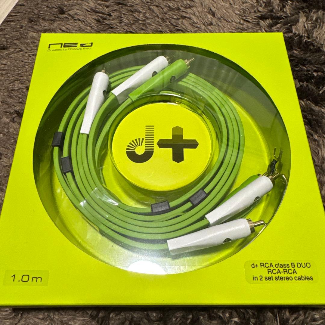 Oyaide RCA class B DUO 1.0m ケーブル 2本セット