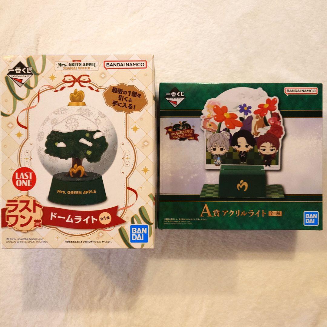 ミセス 1番くじ　ラストワン賞ドームライト　A賞アクリルライト
