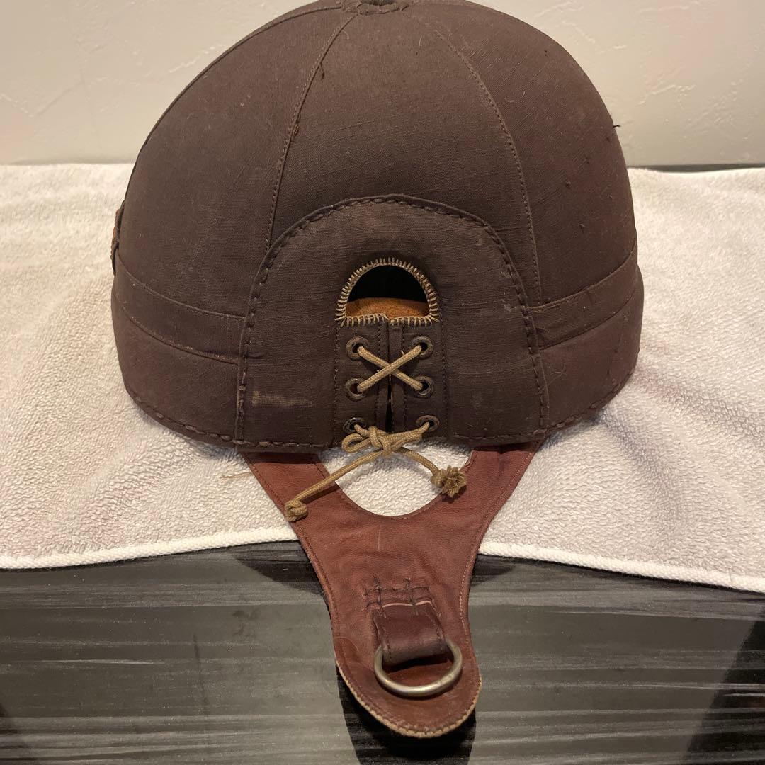 昭和19年製　旧日本陸軍　戦車帽　夏用　小号