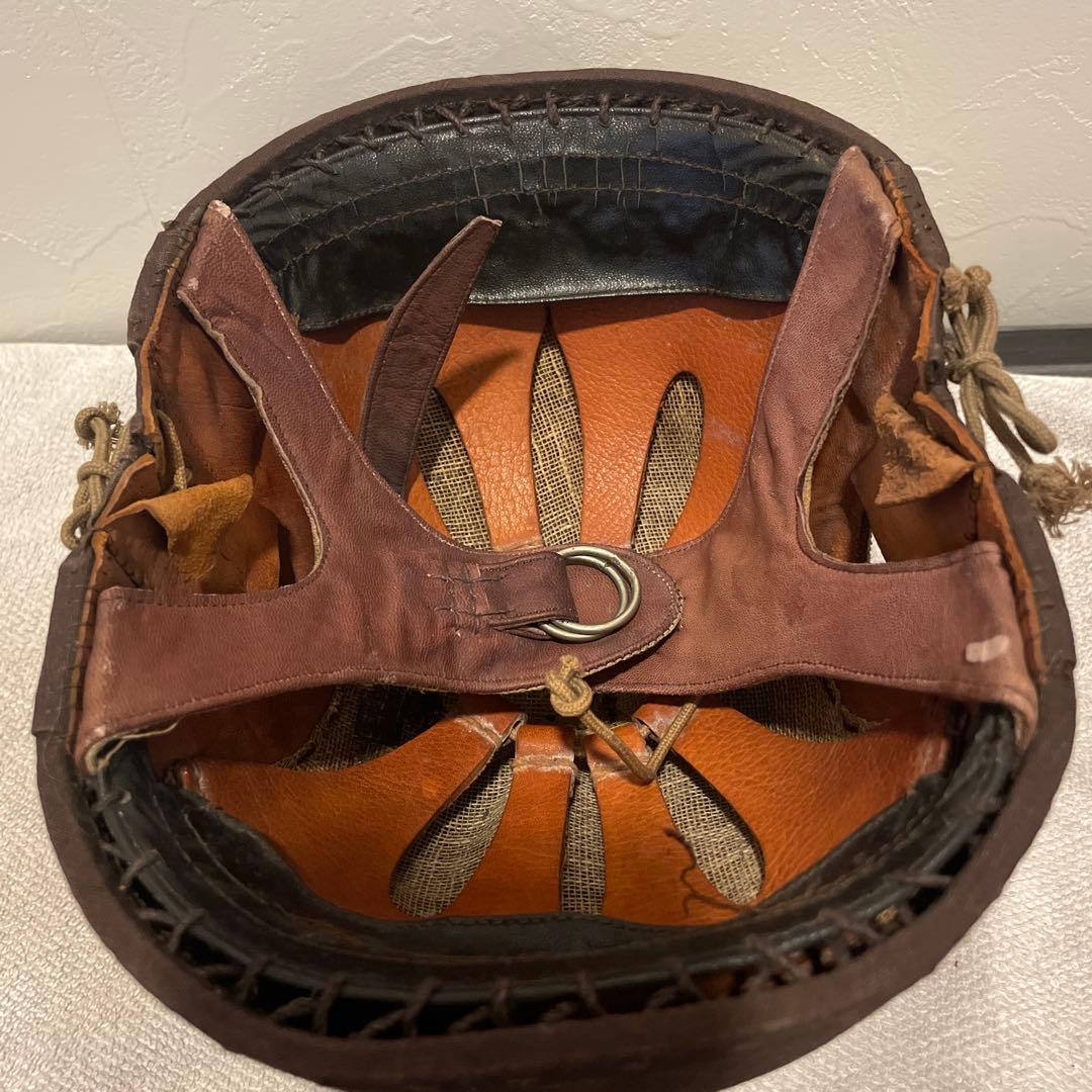 昭和19年製　旧日本陸軍　戦車帽　夏用　小号