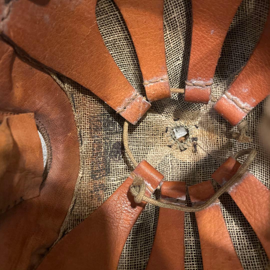 昭和19年製　旧日本陸軍　戦車帽　夏用　小号