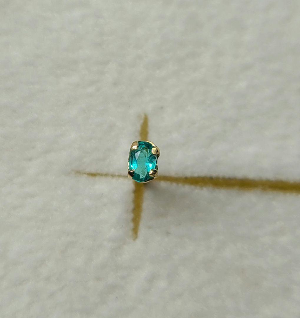 サナ★ブラジルバターリャパライバトルマリン★ピアスオーダー