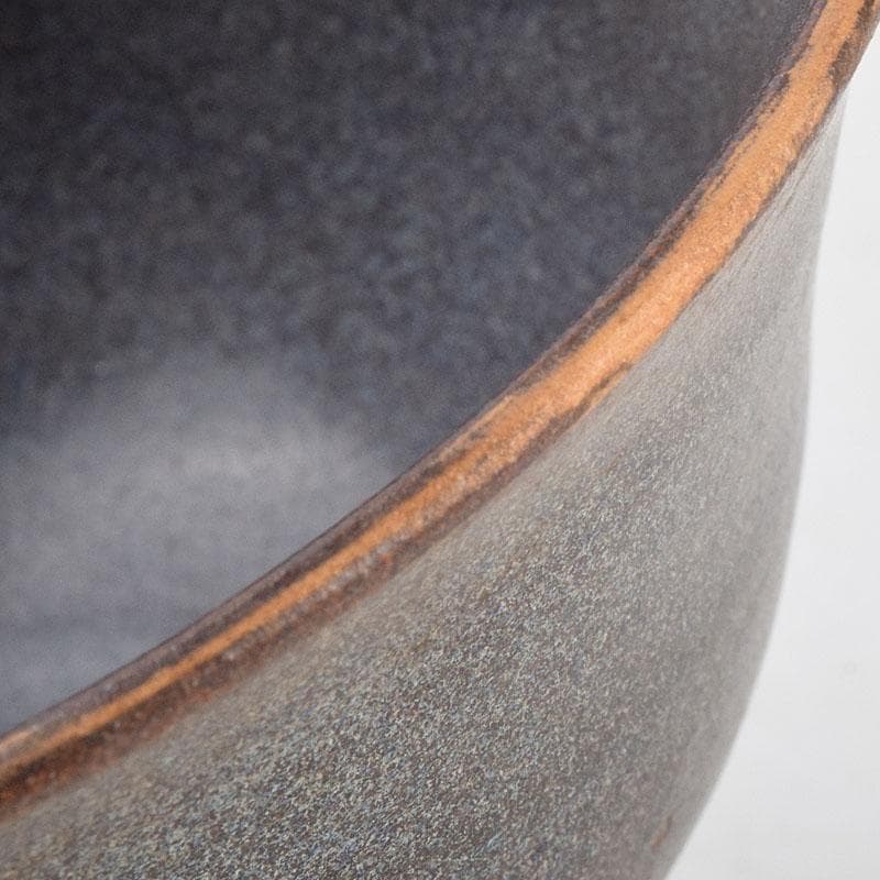 中国　黒釉　茶碗　茶道具　C　R9172