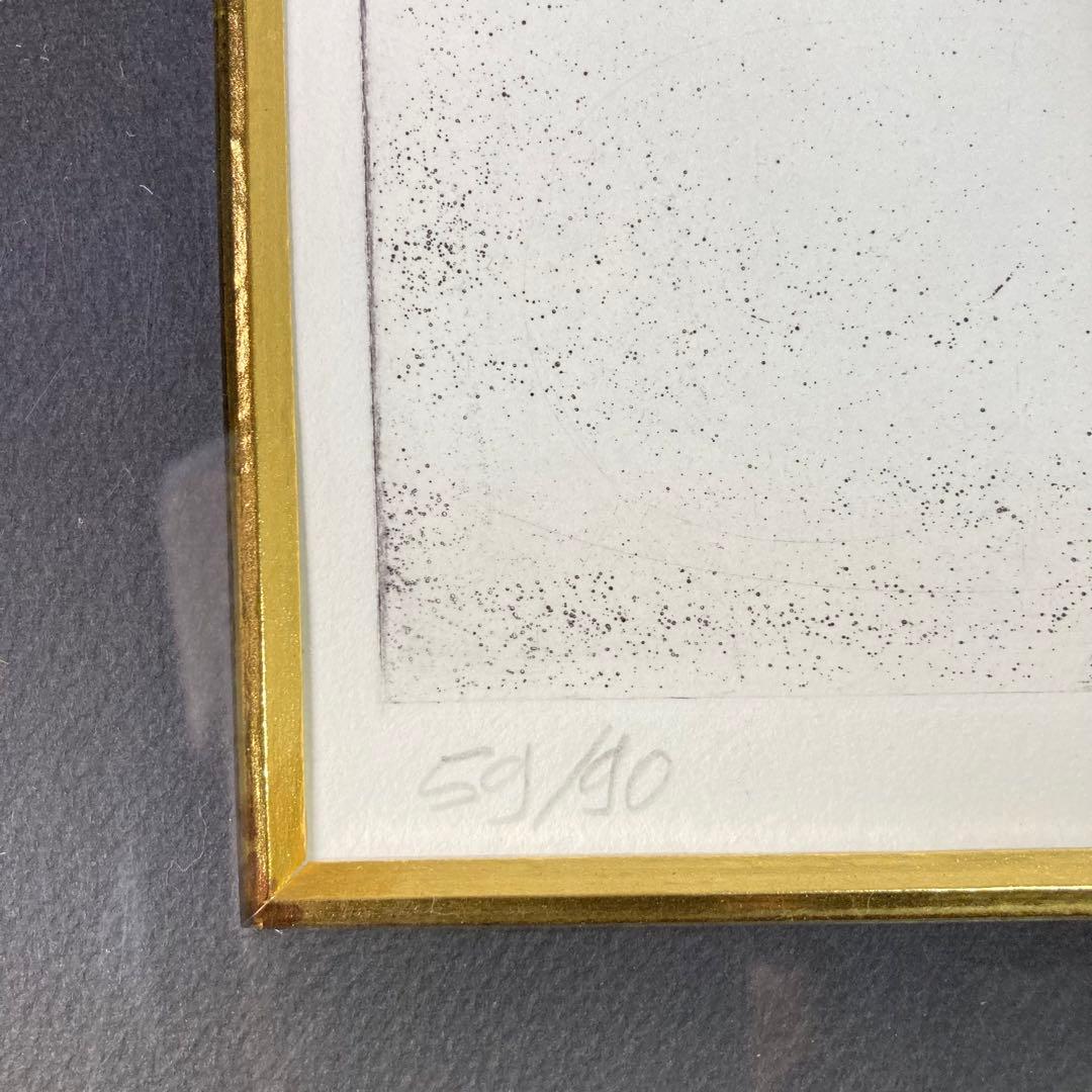 【真作保証】マリノ・マリーニ「馬」カラー銅版 直筆サイン 90部限定 版画