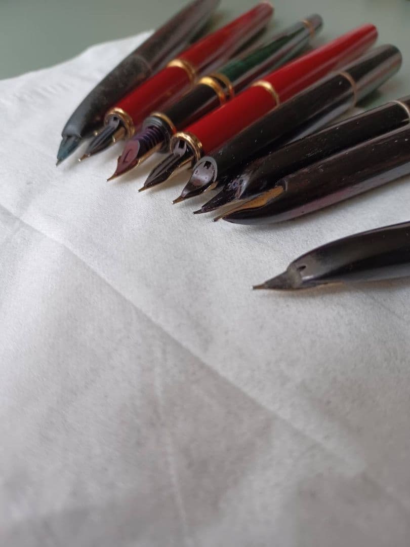 万年筆　14k　など　8本　ジャンク　まとめ　レトロ　刻印あり