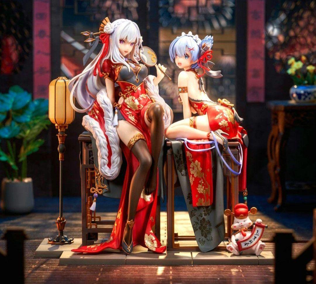 リゼロ エミリア レム 優雅美人 2024 新春ver. フィギュア