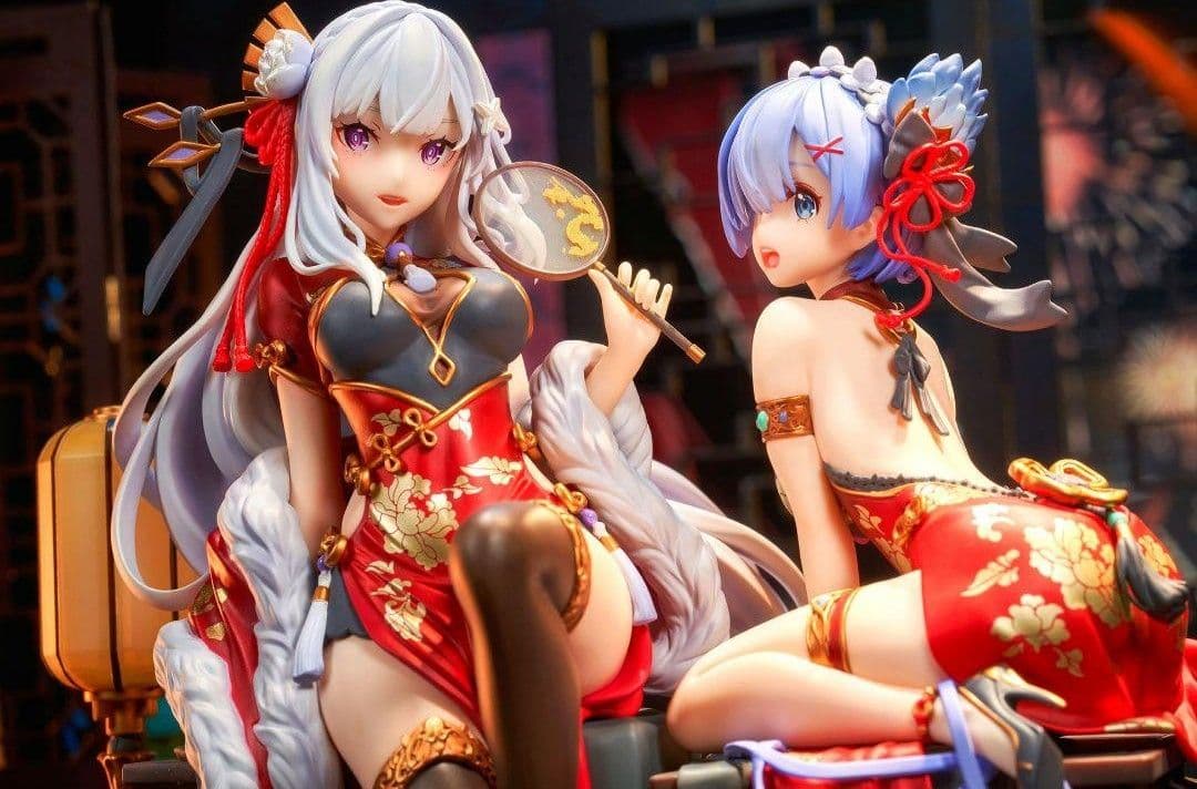 リゼロ エミリア レム 優雅美人 2024 新春ver. フィギュア