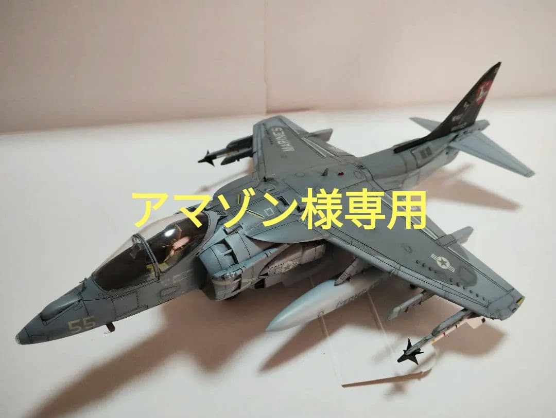 プラモデル完成機　1/48　AV-8BハリアーⅡ「ナイトアタック」