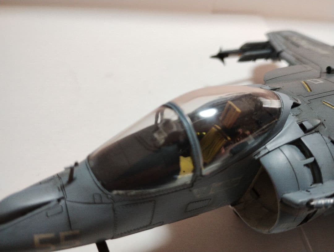 プラモデル完成機　1/48　AV-8BハリアーⅡ「ナイトアタック」
