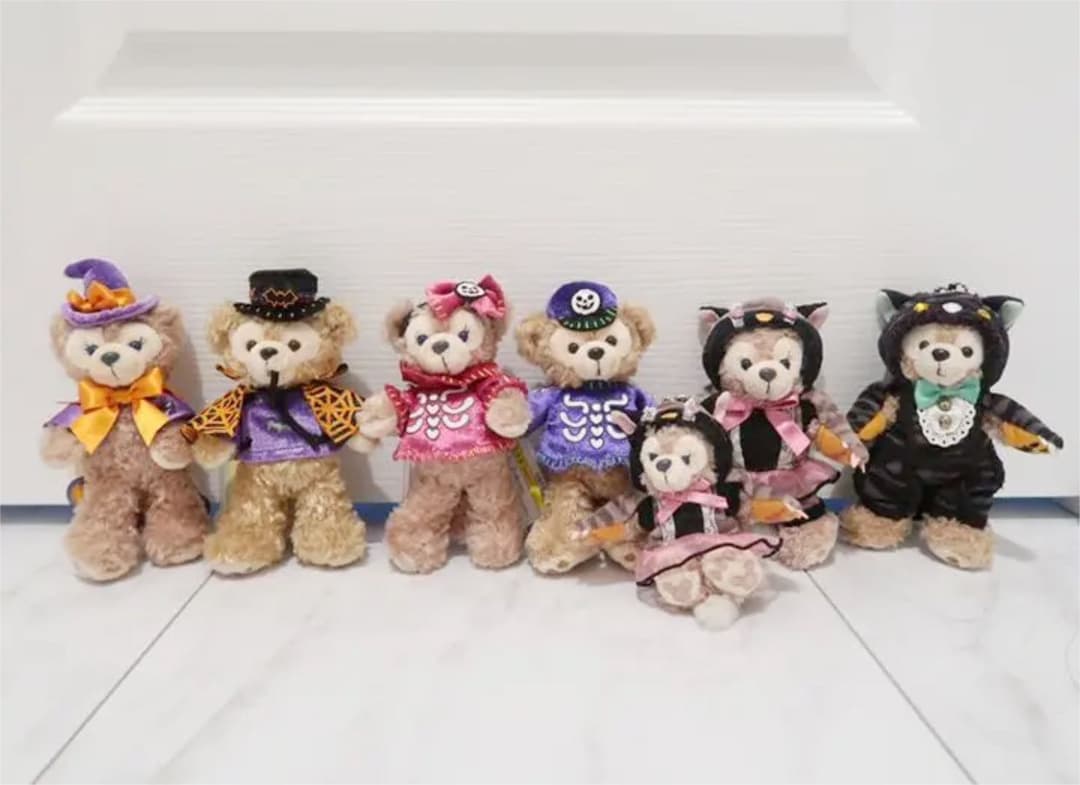 ダッフィー シェリーメイ ぬいぐるみバッジ 6点セット ハロウィン
