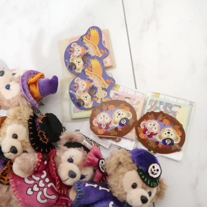 ダッフィー シェリーメイ ぬいぐるみバッジ 6点セット ハロウィン