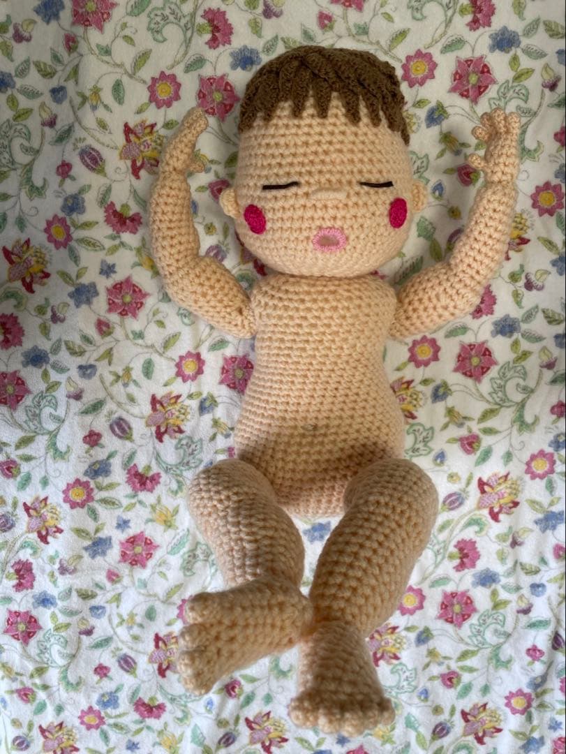 [さくら]あみぐるみ　赤ちゃん 新生児　出産祝い