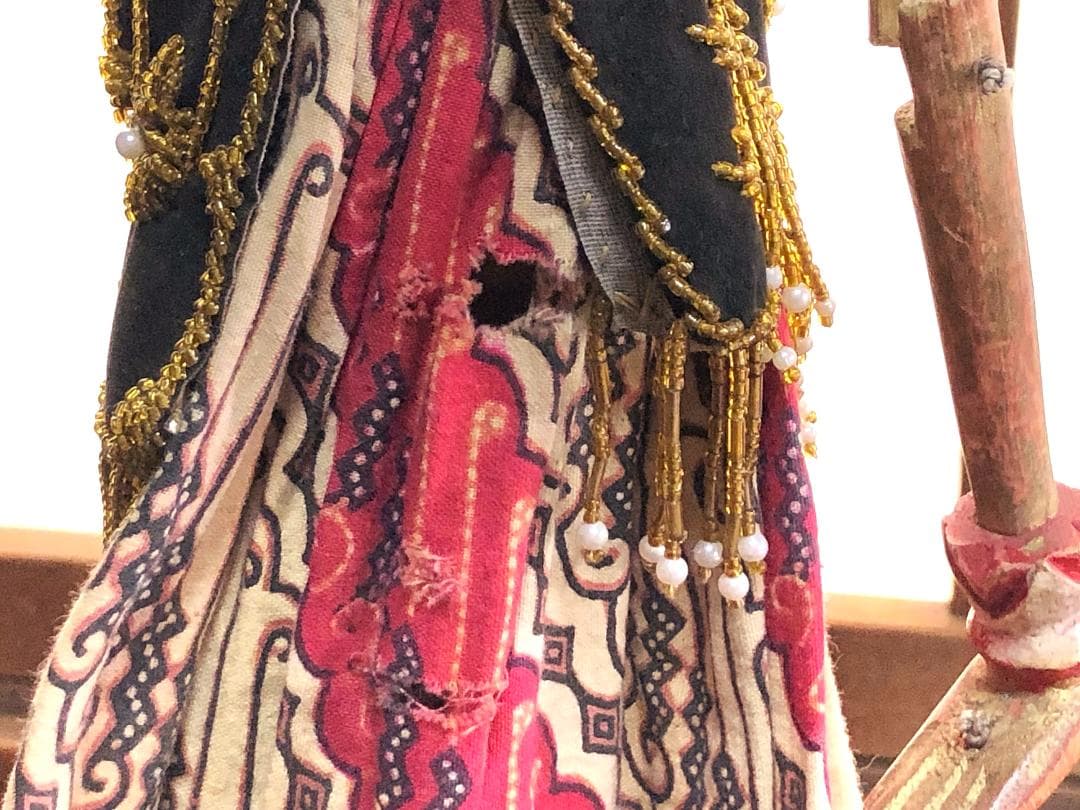 【 ドゥルユドノ（Duryudana）】 アンティーク木偶人形　ワヤン・ゴレ