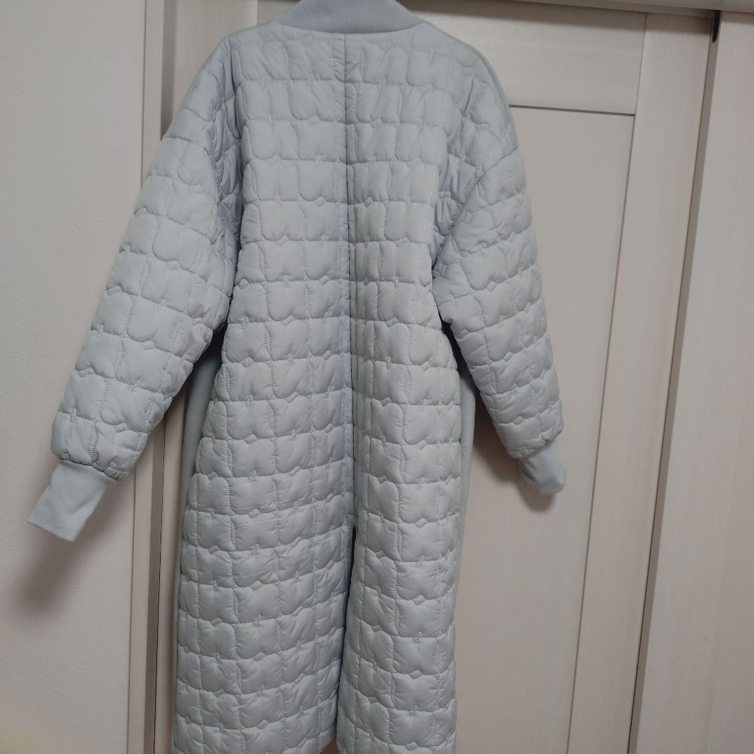 Naptime ロングコート キルティング ナップタイム Sサイズ ブルー