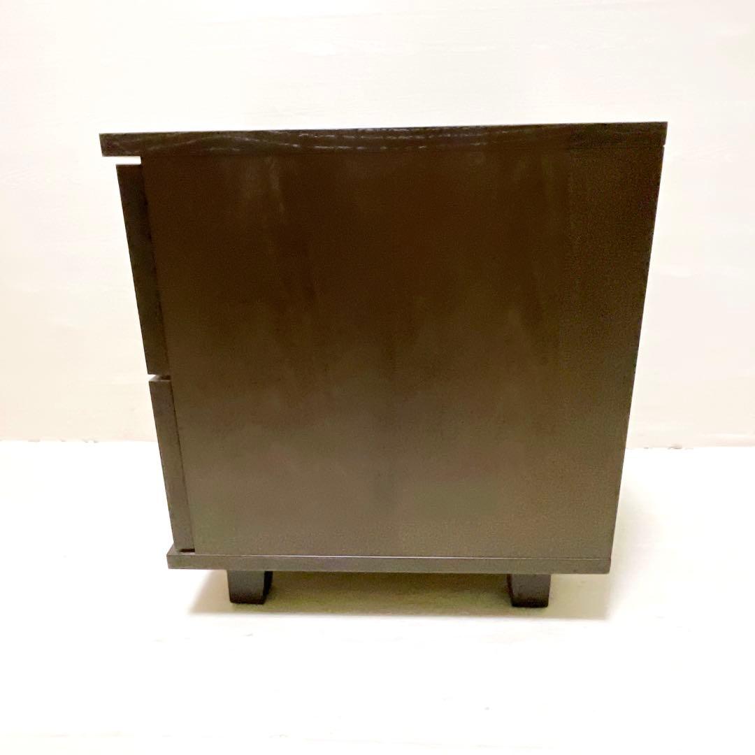 美品 ACTUS アクタス ベッドサイドチェスト 2段 ナイトテーブル