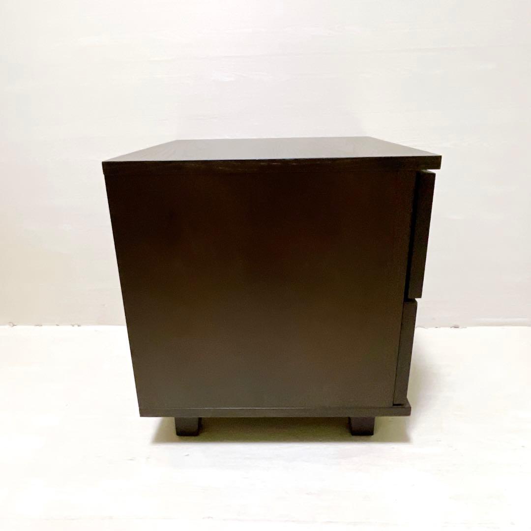 美品 ACTUS アクタス ベッドサイドチェスト 2段 ナイトテーブル