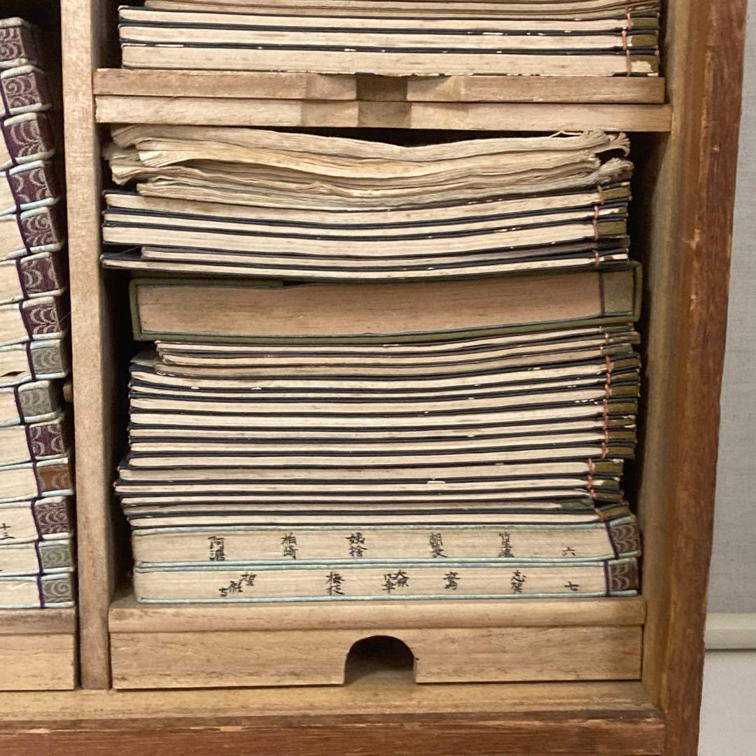 古い謡曲全集 能楽 本 詞章 台本 木箱入り 古典芸能 和風 レトロ