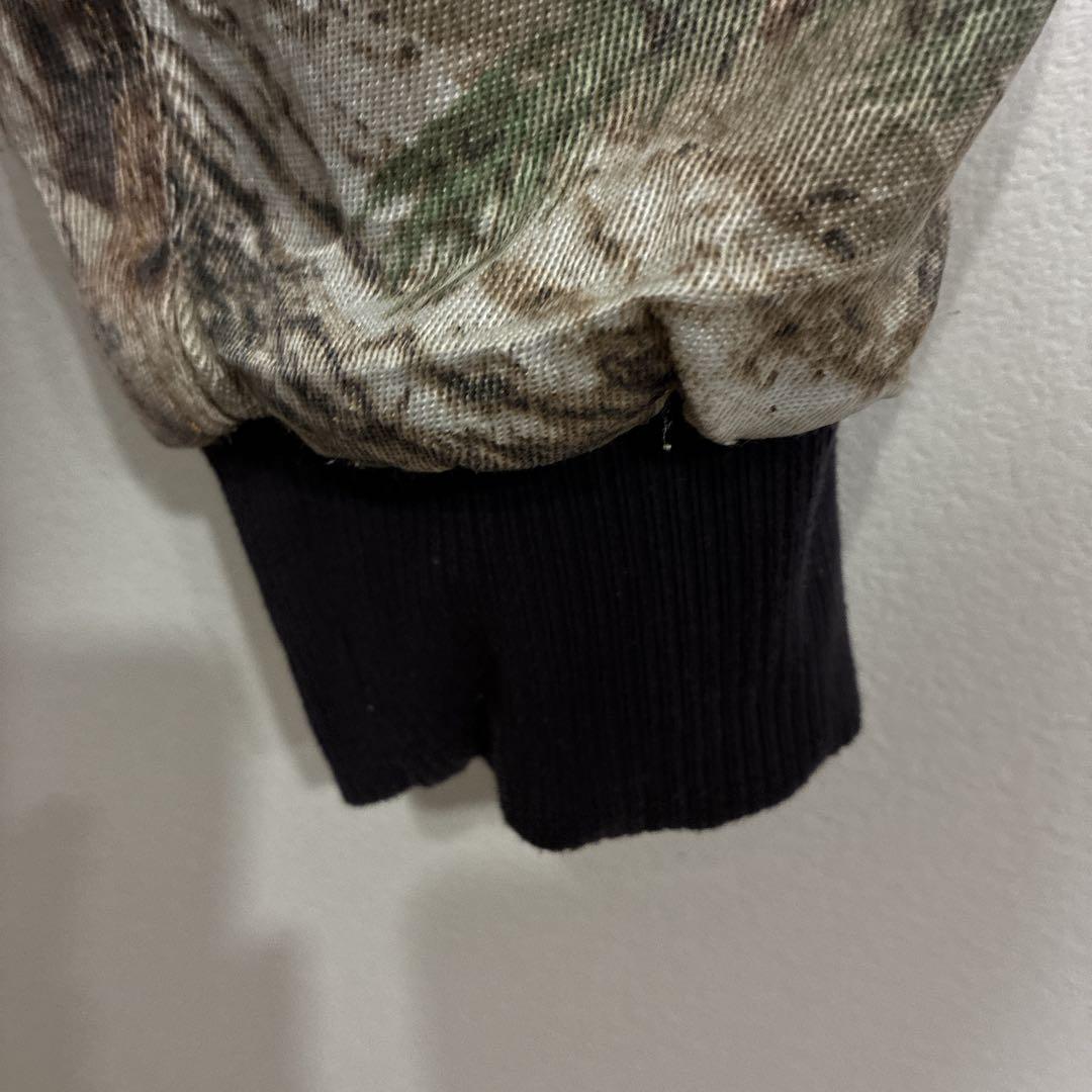 難あり❗️カーハート　リアルツリージャケット　M90sワンポイント刺繍ロゴ古着レア