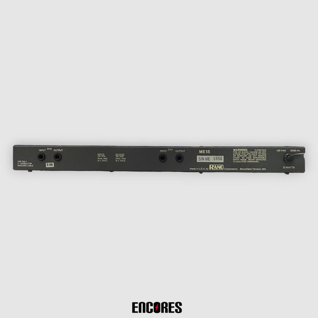 RANE ME15 micro GRAPHIC EQUALIZER イコライザー