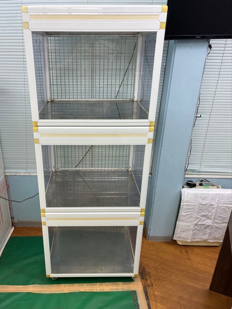 新年❗️特別値引中‼️GB PRO ペットマンション 3面クリアフィックス窓3段