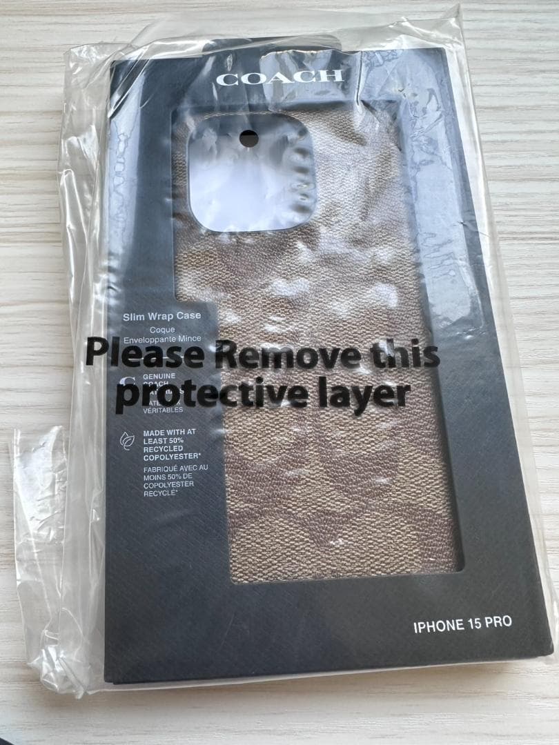 コーチ COACH iPHONE 15 PROケース シグネチャー キャンバス