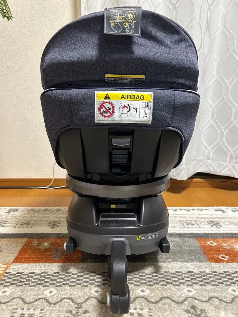 美品 コンビ クルムーヴスマートISOFIX エッグショック　JL‐540